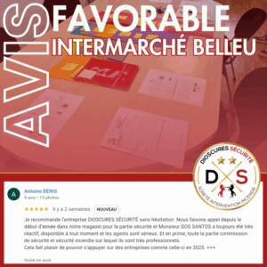 Commision de sécuritéIntermarché Belleu
Avis favorable